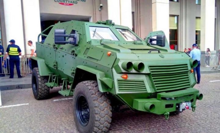 Грузины представили новый патрульный бронеавтомобиль (фото)